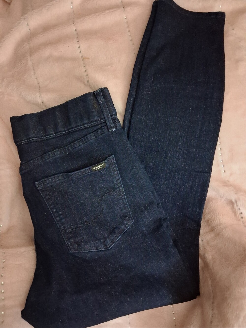 Signature by Levi Strauss Deep Indigo Ankle Jeans